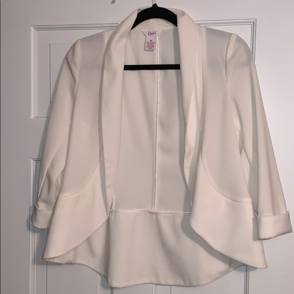 White/ cream blazer